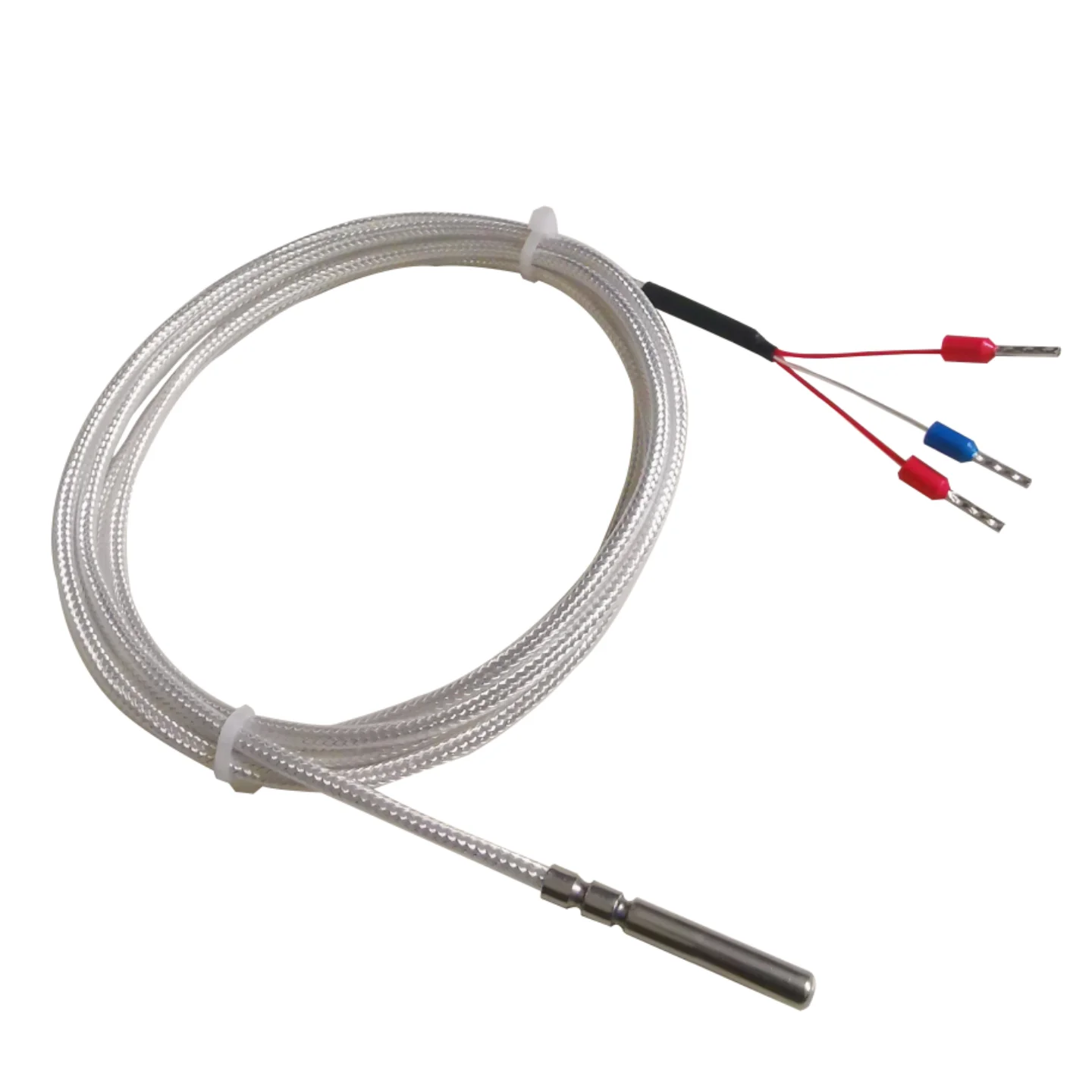 

PT100 Temperature Sensor Waterproof Probe Platinum Thermal Resistance Anti-corrosion Resistance Industrial Grade Thermometer