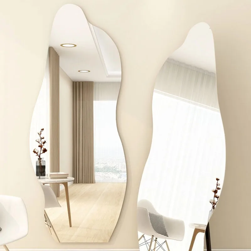 Accessories Items Mirror Decoration Cloud Living Room Full Body Aesthetic Girls Long Mirror Big Modern Espelhos Home Decorations