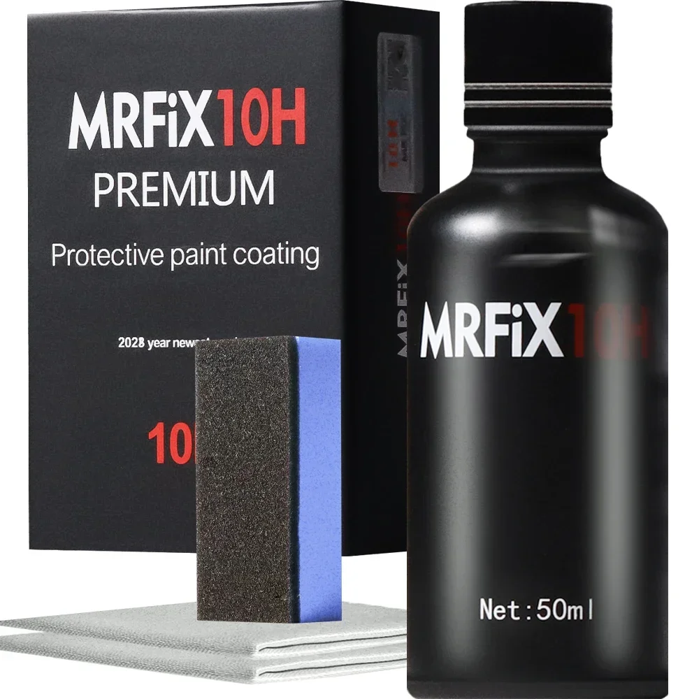 

10H Nano Ceramic Coating 50ML Anti-scratch Car Polish Liquid Hydrophobic Glass Ceramic Pro Paint Care Car Care