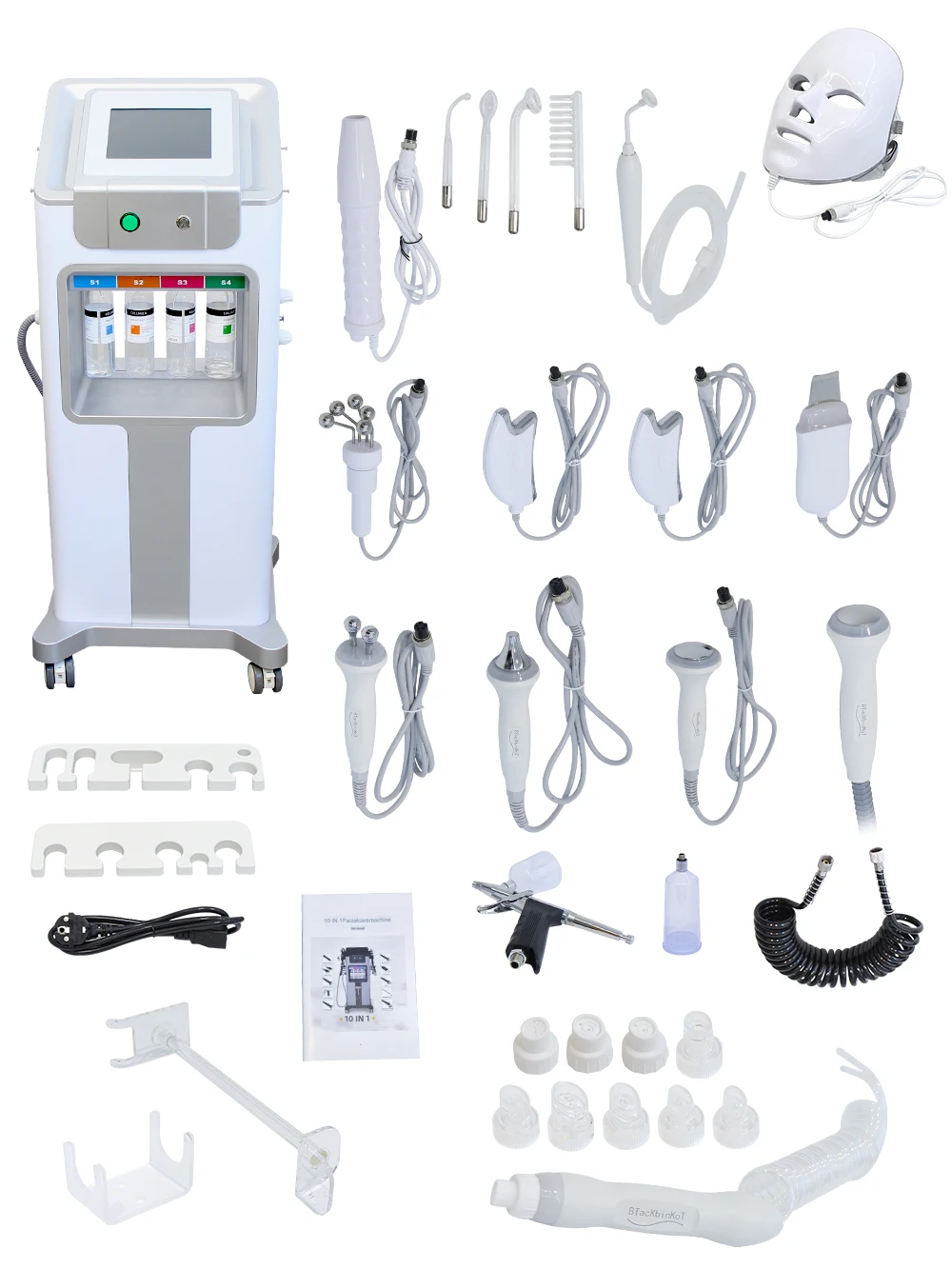 AOKO Neue 12 IN 1 Hydro Dermabrasion Aqua Peeling Ultraschall Gesichtspflege Sauerstoff Injektion Hautverjüngung Wittling Schönheitsmaschine – Detail 12