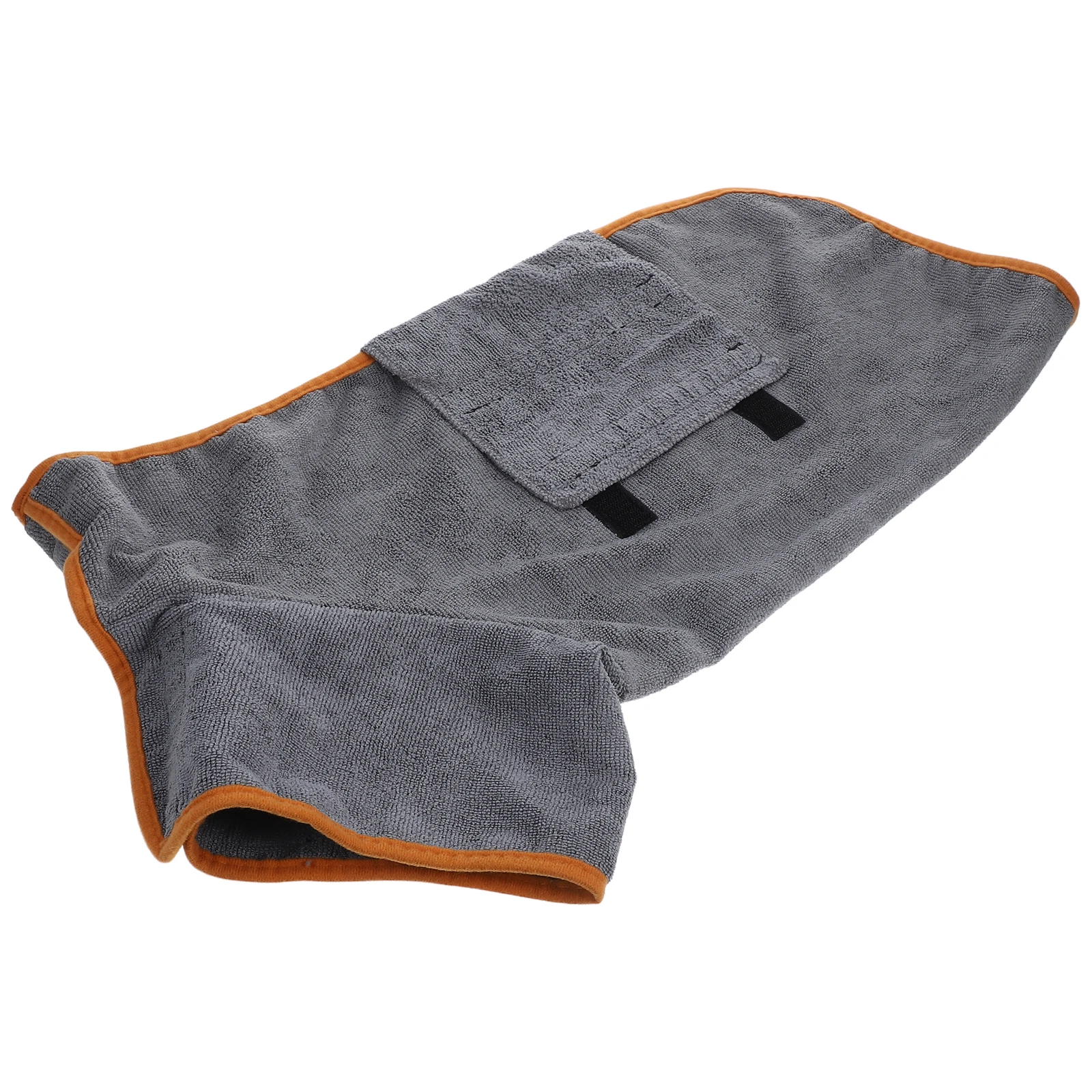

Pet Absorbent Bathrobe Puppy Towel Small Cat Drying Fast Grey Washcloth Lightweight Portable Quick Absorption Versatile Use Dog