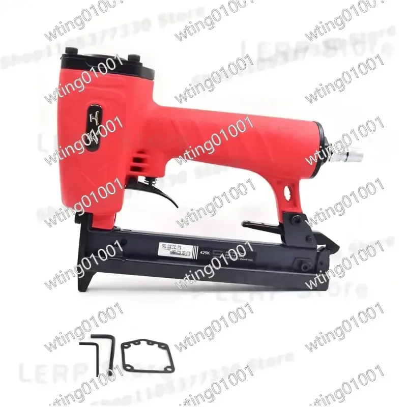 for 425K Pneumatic U Type Nailer Gun Metal Rattan Aluminum Pole Furniture Compatible with 410K 413K 416K 418K Staples