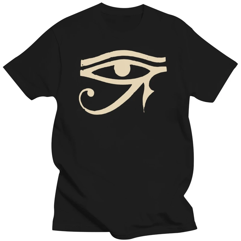 Gold Eye Of Ra Egypt Egyptian God Yoga Karma Hieroglyphics Black Men's T-Shirt