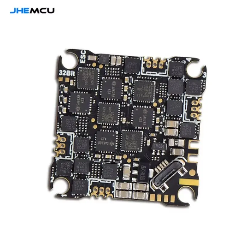 JHEMCU GHF435AIO 20A Flight Controller 2-4S พร้อม OSD Baro Blackbox 16MB GPS ในตัว ELRS 2.4G CRSF สําหรับ RC FPV Freestyle Drone