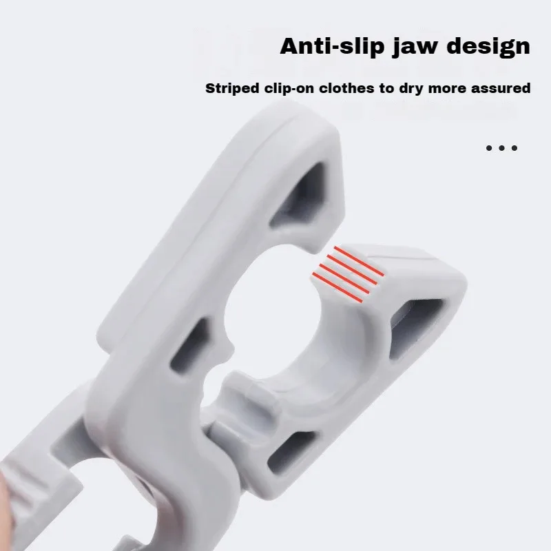 5/10pcsWindproof Clothespins Plastic Laundry Clip Portable Bra Socks Hanger Hook Quilt Clothing Clip Hanging Rope Clothes Peg