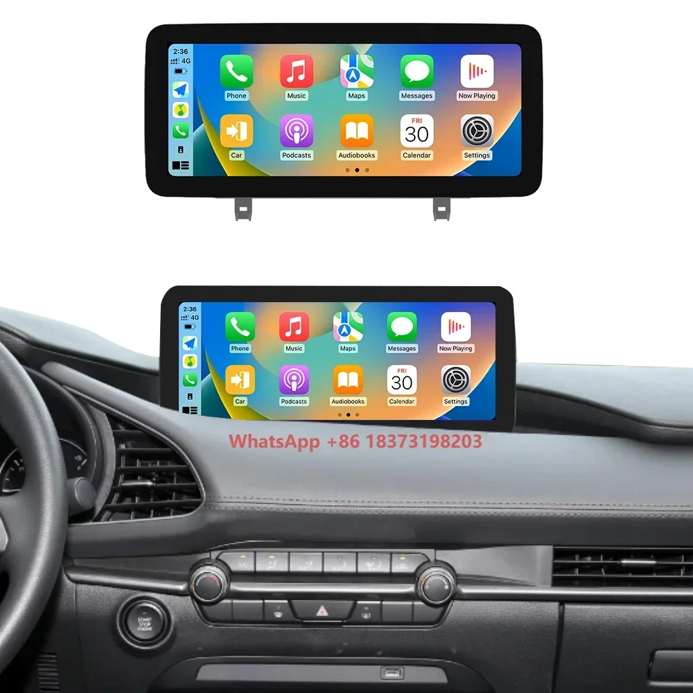 

Foforfor 12.3inch Car Radio for Mazda Axela 2020-2022 Android Car Smart Touch Screen Navigation Multimedia Player Carplay