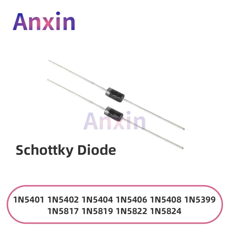 

20PCS 1N5401 1N5402 1N5404 1N5406 1N5408 1N5399 1N5824 1N5819 1N5822 DO-41 Diode Axial Rectifier 20PCS Electronic Components