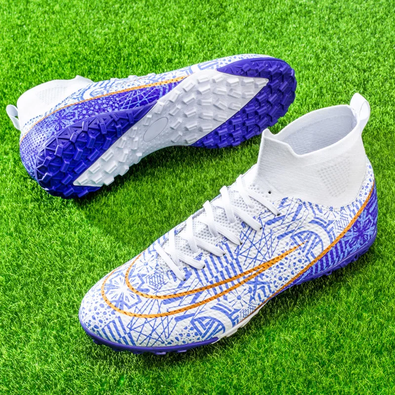 

Men Football Field Boots Original Grass Training Football Shoes Professional Society Sneakers Outdoor Sports TF/FG Soccer Cleats