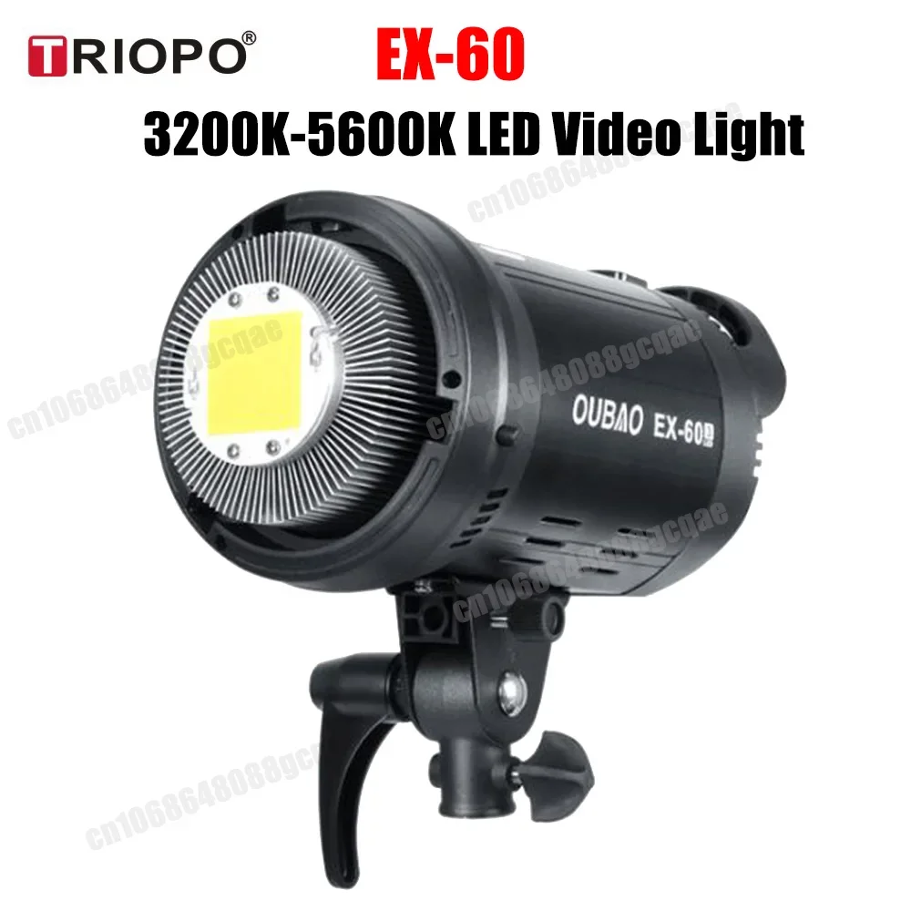 

TRIOPO EX-60Bi Bi-Color 3200-6500K светодиодный Video светильник портативная ручная фотография для улицы