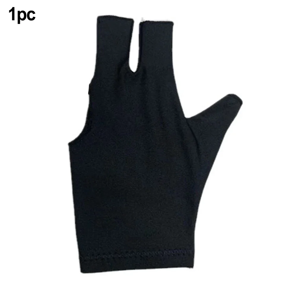 Pool Gloves Billiard Gloves Polyester Table Accessories Three Fingers Open 18.5*9mm 1PCS Breathable Functional