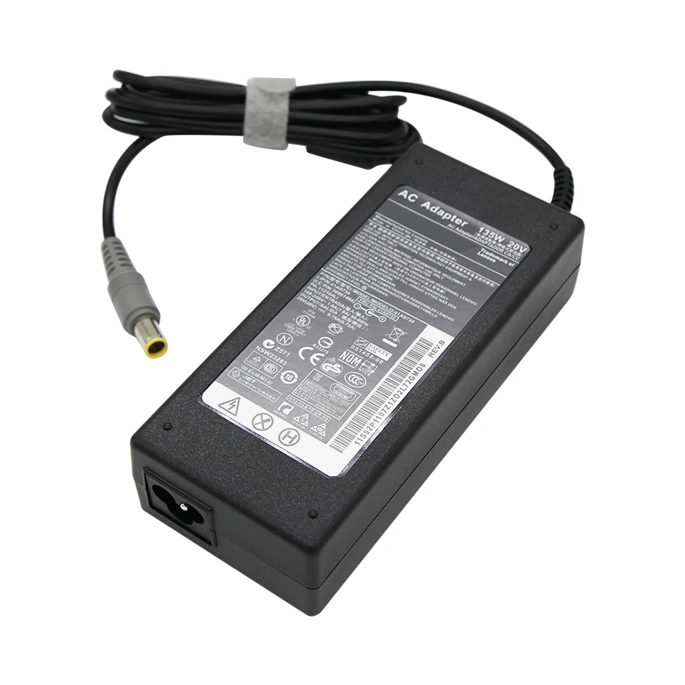 Imagem -02 - Carregador de Energia do Portátil Lenovo 20v 6.75a 135w 79x55 mm para Thinkpad T430s T510 T530 T520 T520i W510 W520 W530 2p 45n005