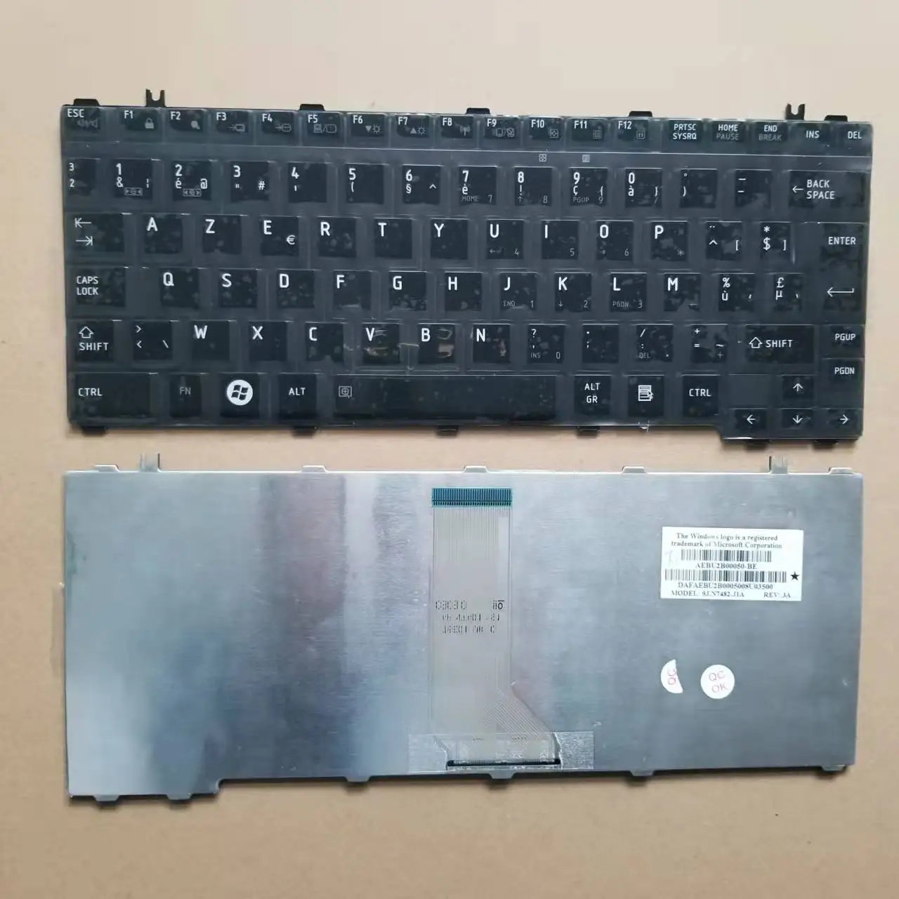 Клавиатура тайская для Toshiba U400/U405/U405D/U500/U505/E205/T130D/T135D/M800, без подсветки