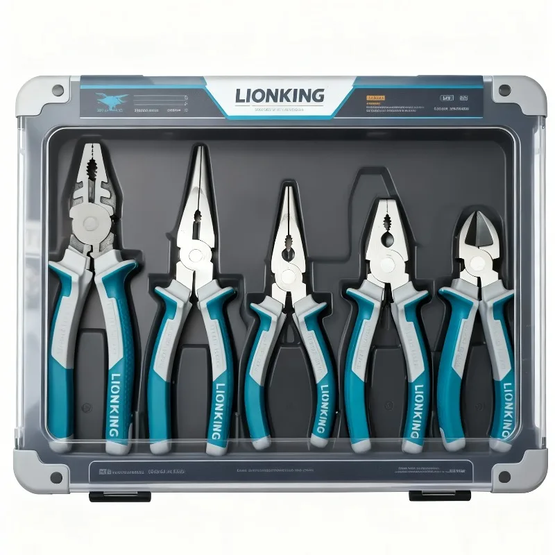 Industrial-Grade Labor-Saving Long Nose Pliers - Electrician Tools & Household Maintenance Supplies -Anti-Slip Handles