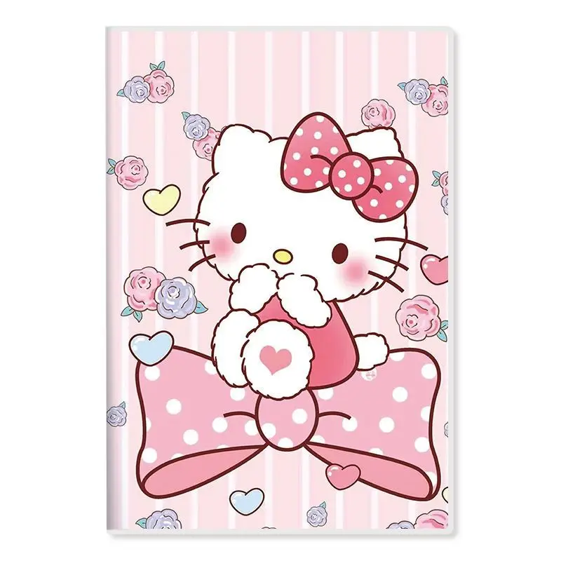 Sanrio Hello Kitty Notebook Study Notepad Journal Girl Heart Stuff Kawaii Study Stationery Wholesale Cute Cartoon Fashion Prize