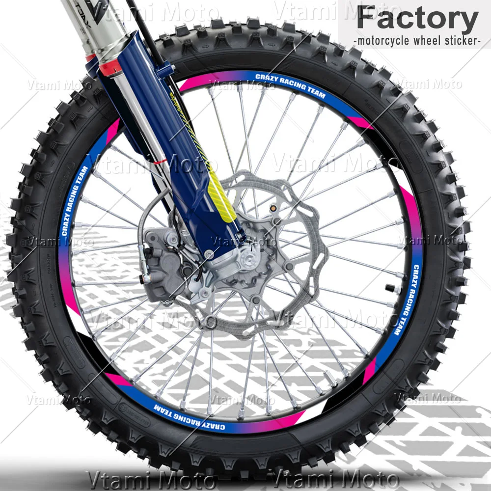 عاكس عجلة دراجة نارية ملصق موتوكروس حافة مائي ل Husqvarna 701 إندورو نوردن 901 FE 501TC TE FC 450 350 250 150 125