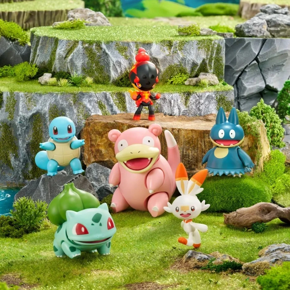 

Новый продукт Pokemon Pikachu Reach Duck Jigglypuff Фигурка Bruco Building Block Человек S Игрушечная модель Мальчик Девушка Подарки на день рождения