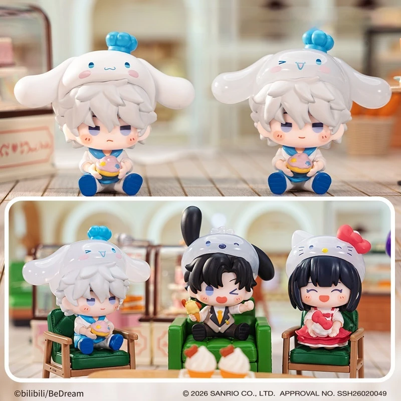 

Sanrio Sweet Moments Series Blind Box Cute Anime Mini Figure Desktop Ornaments Model Toys Surprise Birthday Gifts