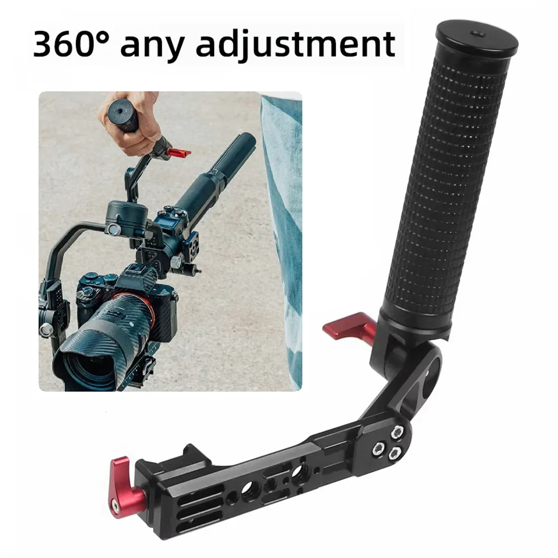 Кронштейн для крепления монитора камеры DSLR для DJI Ronin SC RS2 RSC2, поддержка карданного подвеса, быстроразъемный адаптер, ручка