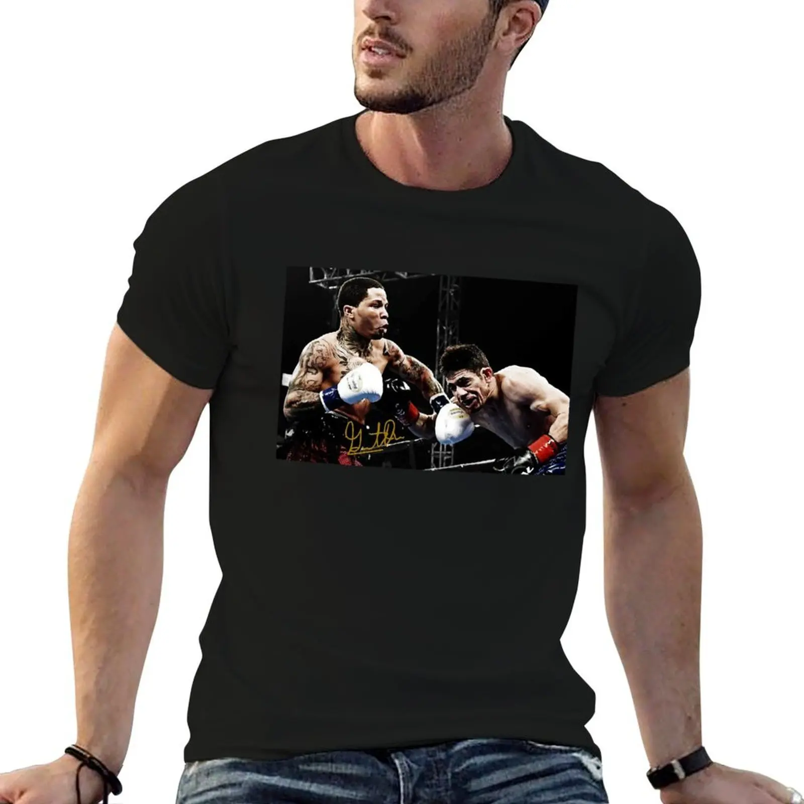 

Gervonta davis boxer T-Shirt man t shirt cotton high quality man t shirts for men casual cotton t shirt man T-Shirt