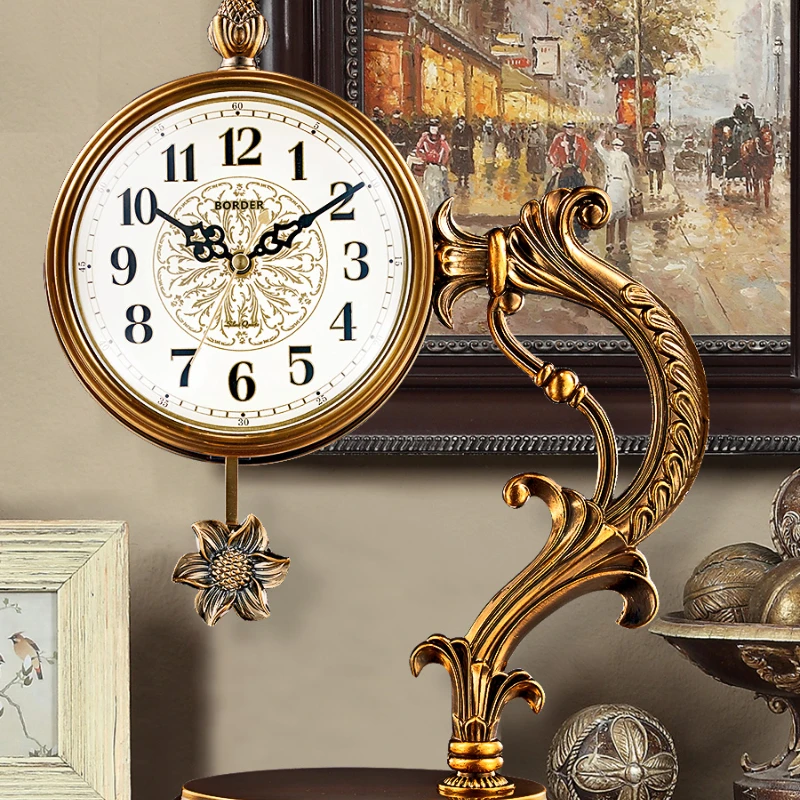 Clock Decoration Desk Clock Light Luxury Home Living Room