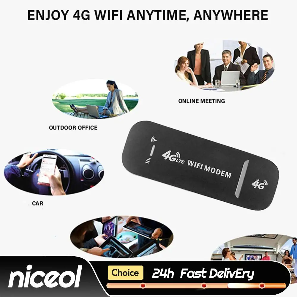 

4G LTE USB-модем (донгл) с разблокировкой, беспроводной сетевой адаптер Wi-Fi, роутер-точка доступа, USB Wi-Fi роутер, компьютерные аксессуары