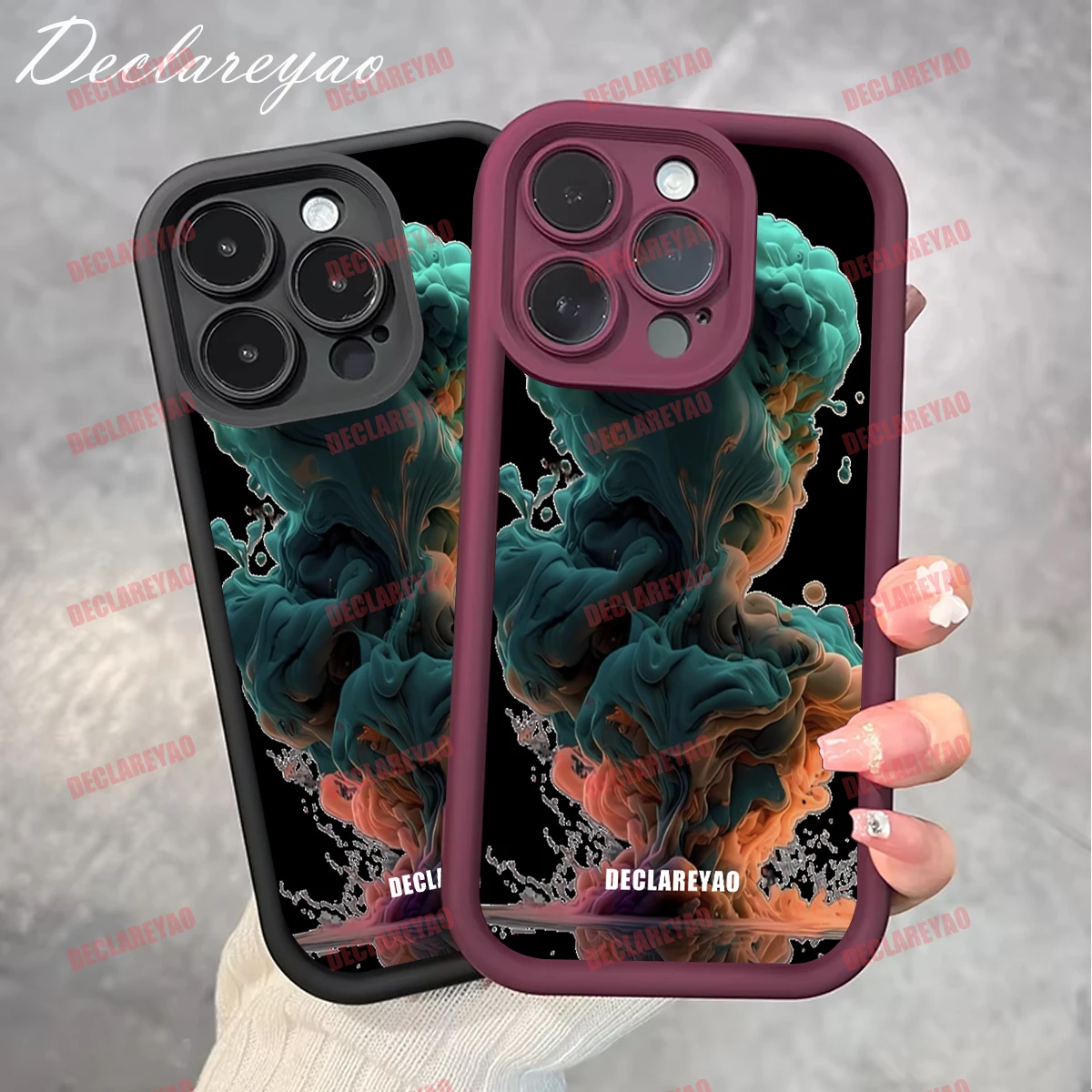 DECLAREYAO ماتي بولي يوريثان غطاء ناعم رفيع لـ Realme 7i 50 Master 11 5S Narzo C20 C55 Note U1 Q3 C67 C20A Pl حافظة سيليكون مقاومة للصدمات