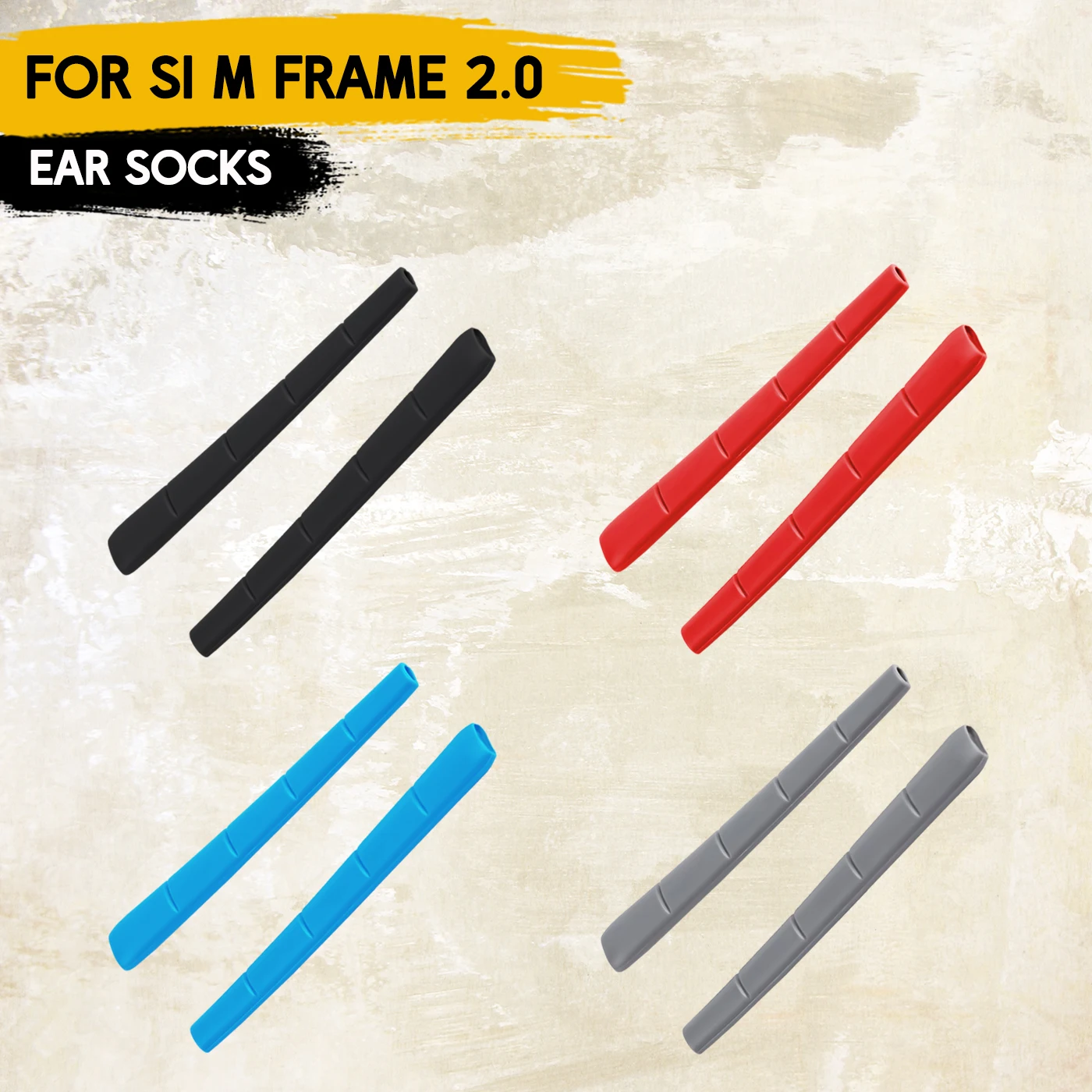 

Silicone Earsocks Replacement Sock Kit for Oakley Si M Frame 2.0 Sunglasses Anti Slip Temple Sleeve