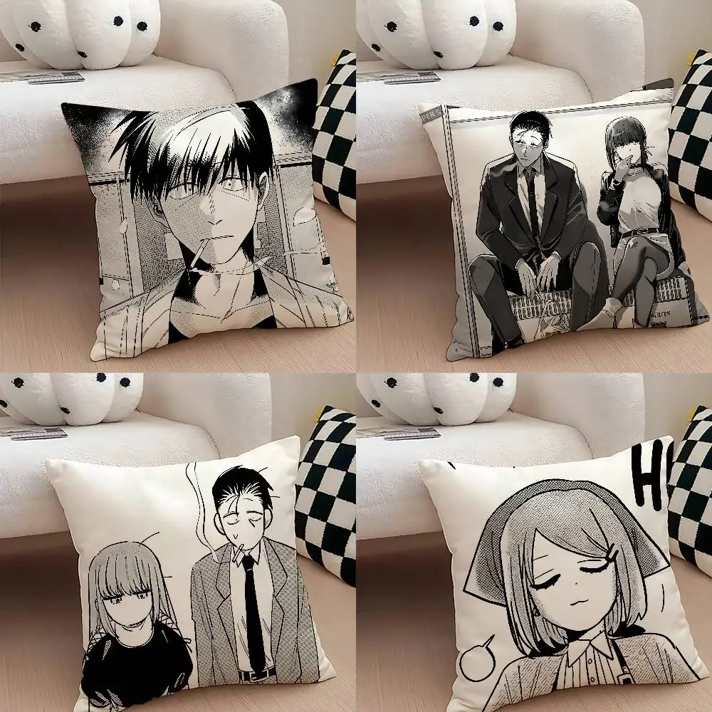 Smoking Behind The Supermarket With You Case Plush Fabric Soft Pillowcase Double Sided Print Cushion Cover Household Gifts