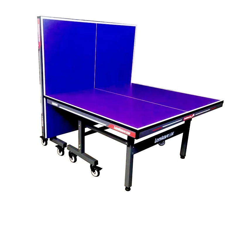 Professional HDF Indoor Table Tennis Table with Quick Clamp Ping Pong Net and Post Set More Stronger Ping Pong Table