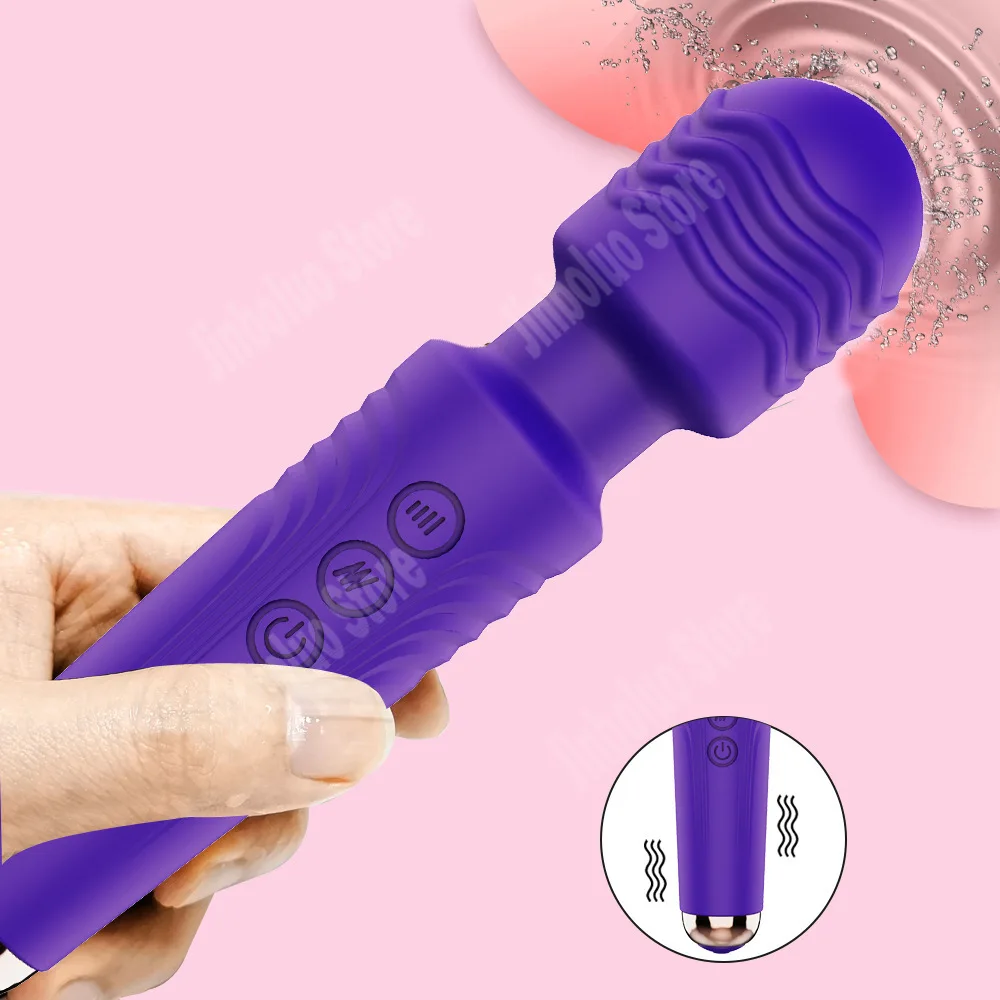 

Female Huge AV Magic Wand Vibrator Sex Toy G Spot Clitoris Stimulator Massager Masturbation Women's Vibrating Goods Dildo