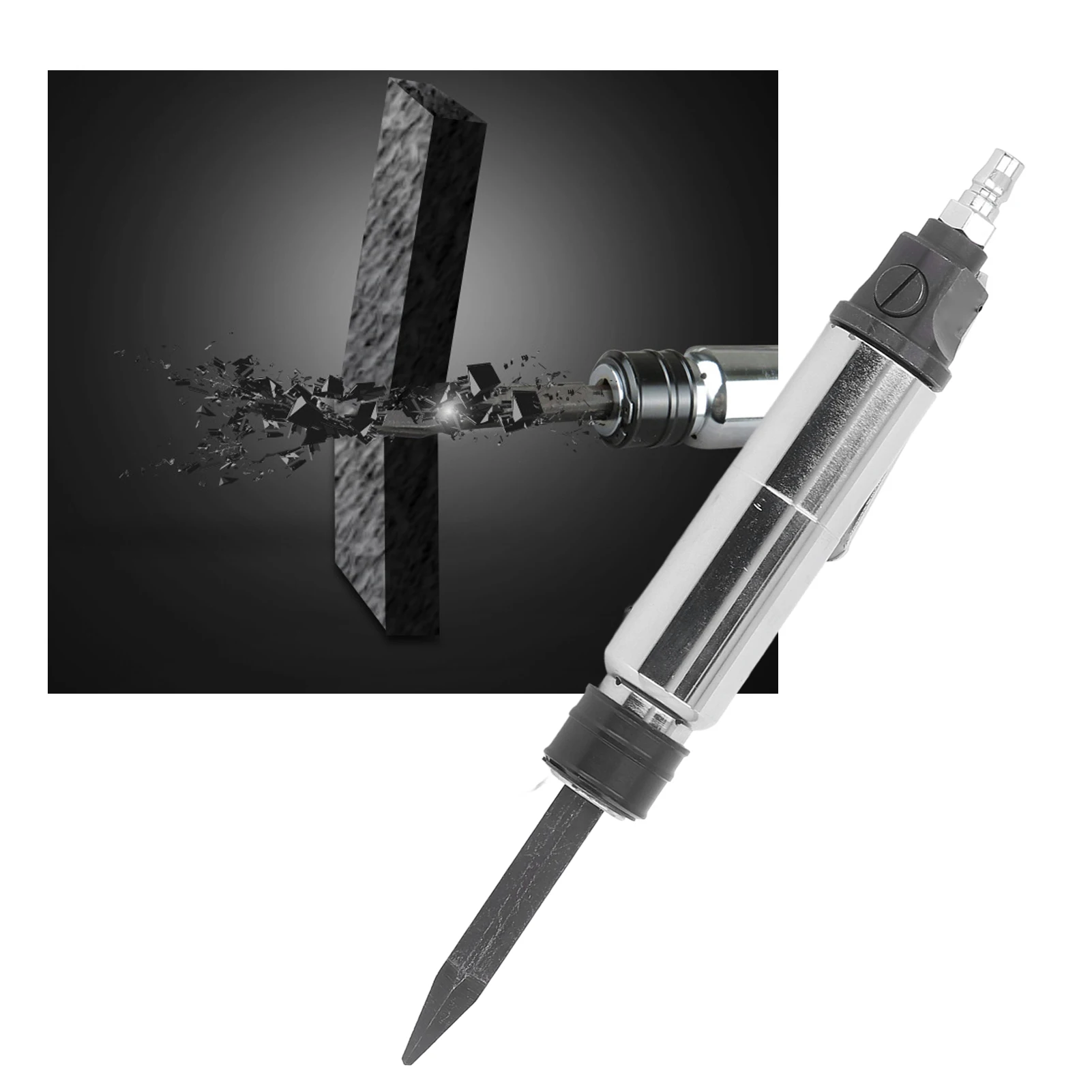 Pneumatic Shovel Set Pneumatic Shovel Pneumatic Shovel Straight Handle Industrial Powerful Chisel Pneumatic Hammer Shovel Tool
