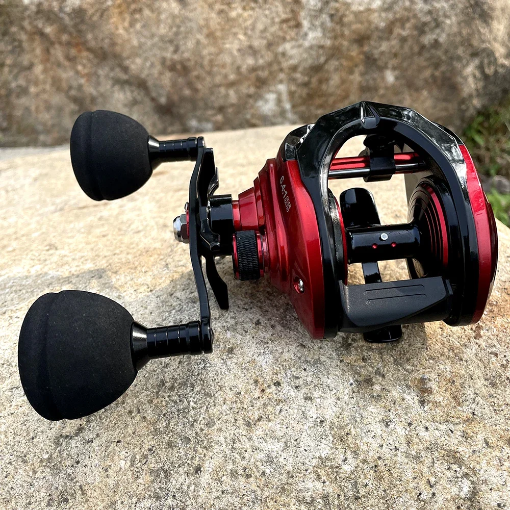 Imagem -05 - Magnetic Brake System Baitcasting Fishing Reel Quadro de Carbono Grande Capacidade Carretel Profundo Esquerda e Direita Swap Mão 15 kg Max Drag Mais 1bb