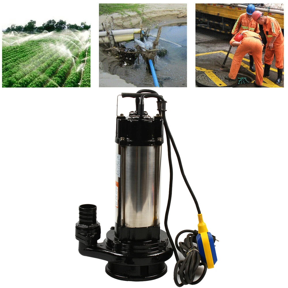 1500W WASTE WATER Submersible Pump Stainless Steel Dirty Water Pump 36000 L/H