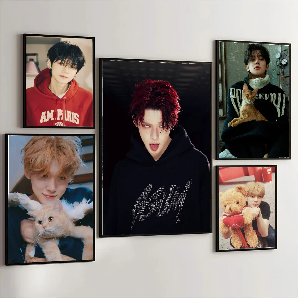 Yeonjun Korean Boy Band T-Tomorrow X-X T-Together Poster Wall Art Home Decor Room Decor Digital Painting Living Room Restaurant