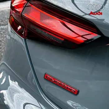 適用於Audi S-Line TT Q2 Q3 Q5 Q7 Q8 A3 A4 A5 A6 A7 R8 B5 B6 B7 B8 的 3D 金屬 QUATTRO 標誌汽車裝飾貼紙 10 最佳銷售 奧迪S-Line貼紙 - №9