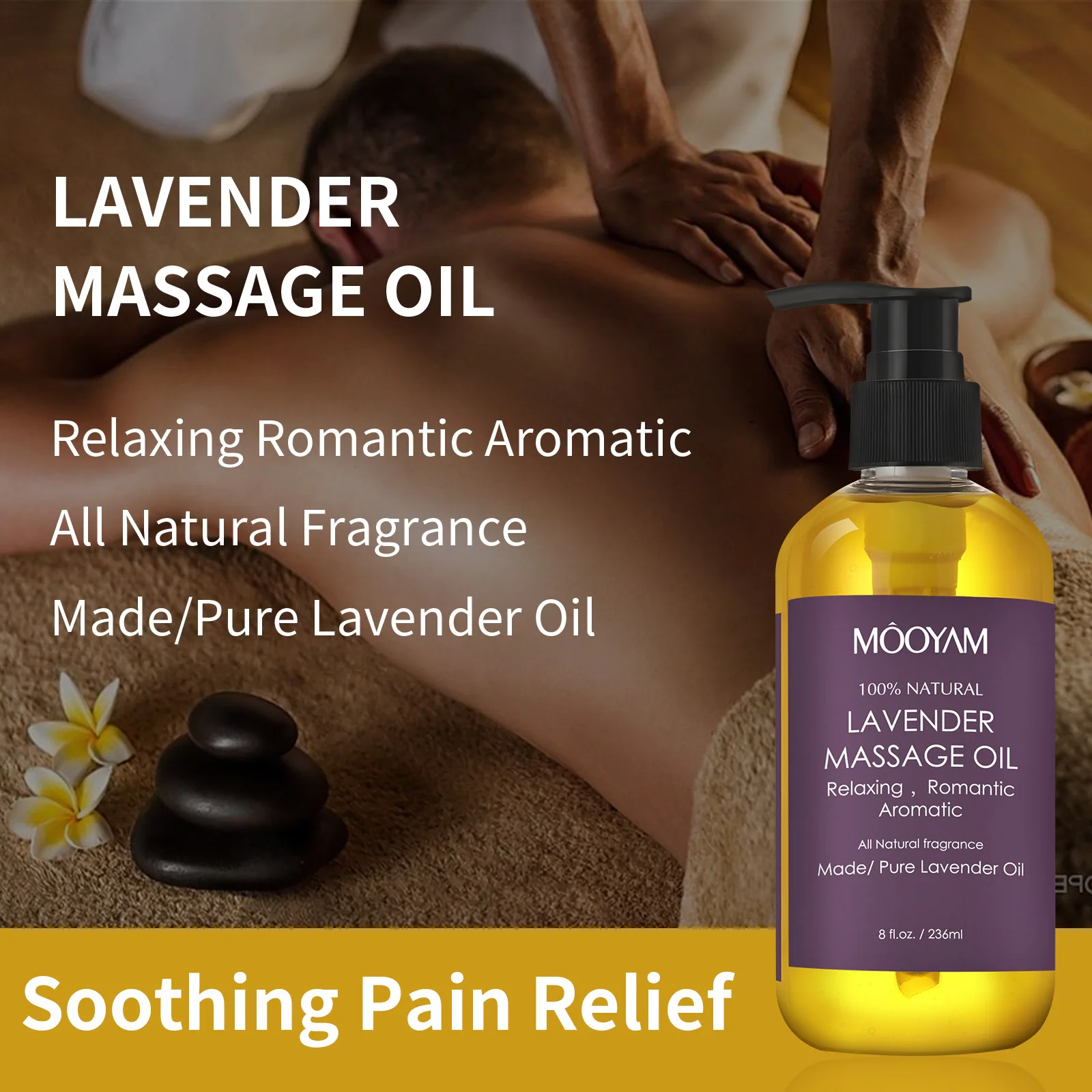 Lavender Massage Oil for Relaxing Joint Pain Sensual Massage Oil Therapy Moisturizing Massage Oil Christmas Halloween As Gift