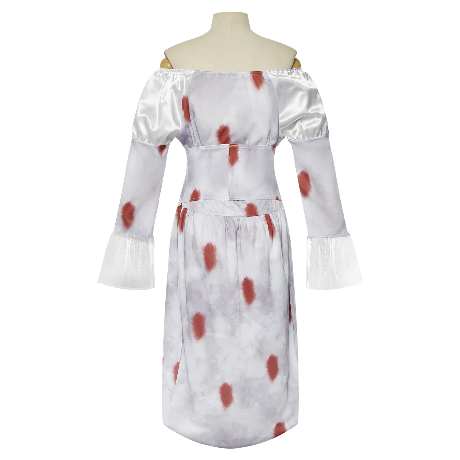 Costume de Cosplay de la Mariée Fantôme d'Horreur pour Femme Adulte, Robe de Zombie Ensanglantée, Déguisement d'Halloween et de Carnaval