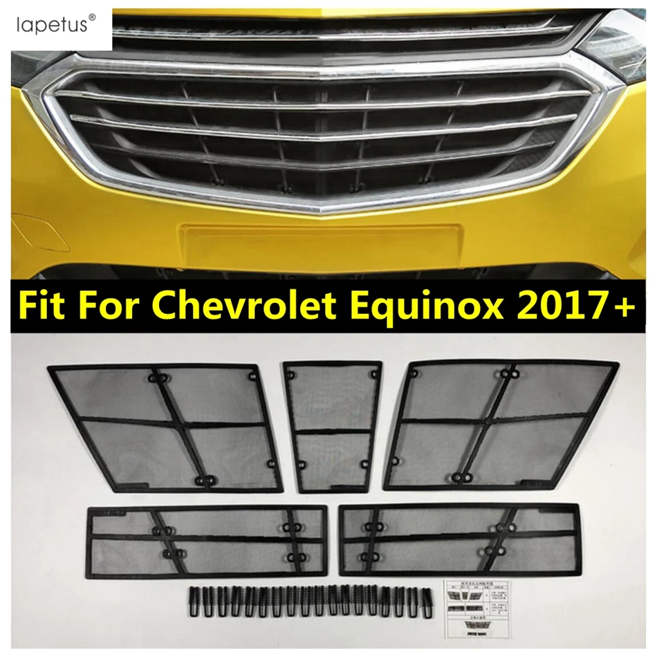 

Accessories Fit For Chevrolet Equinox 2017 2018 2019 2020 2021 2022 Front Insect Mesh Nets Grille Protect Molding Cover Kit Trim