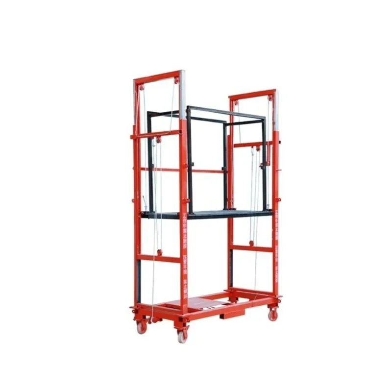 

Electric lifting mobile folding remote control scaffolding hoist