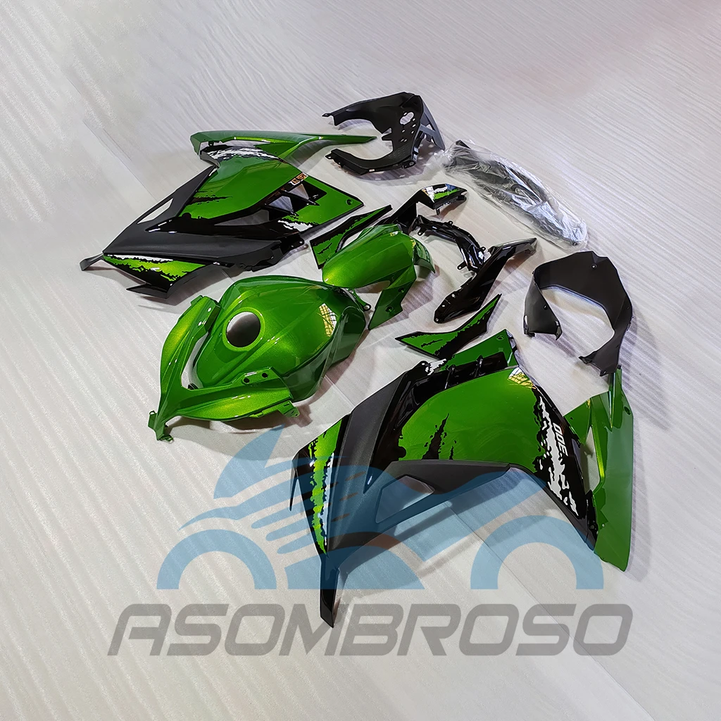 

For KAWASAKI NINJA300 13 14 15 16 17 Hot Style Fairing Kit NINJA 300 2013 2014 2015 2016 Motorcycle Accessories Shell Fairings