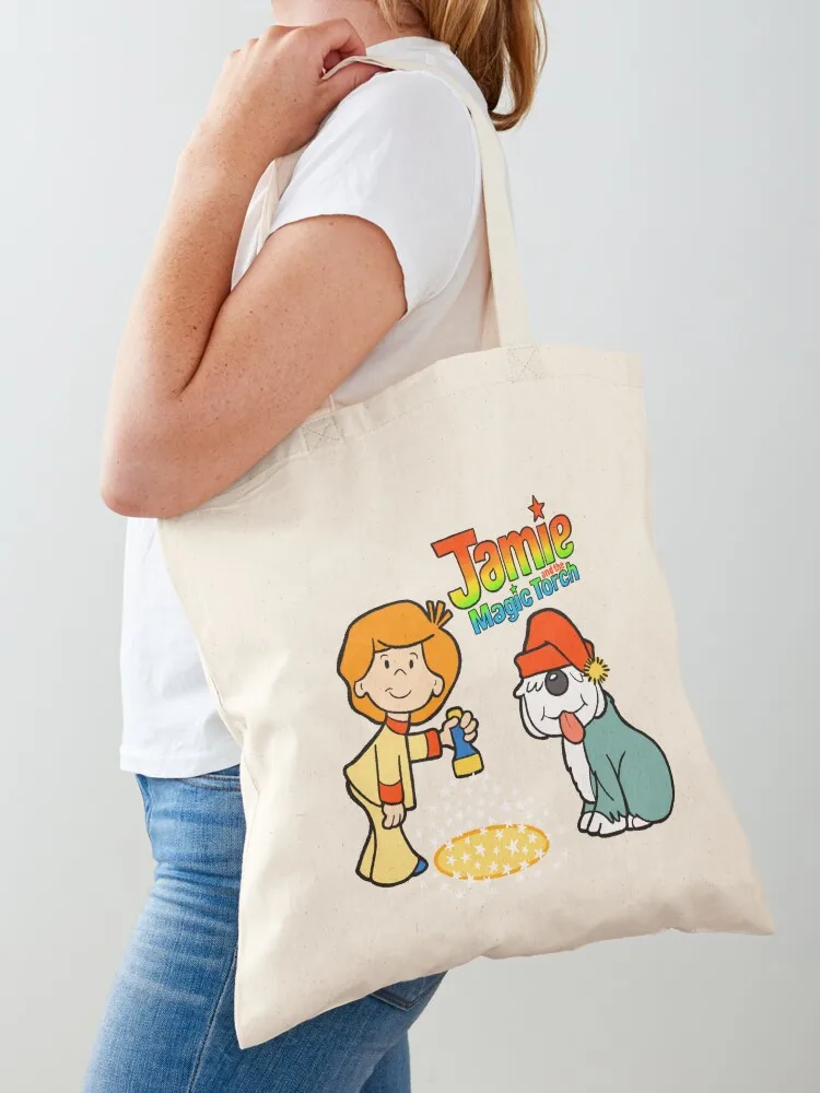 

Jamie and the Magic Torch 1980s Tote Bag bag for beach Gift bag Fabric Women's shopper