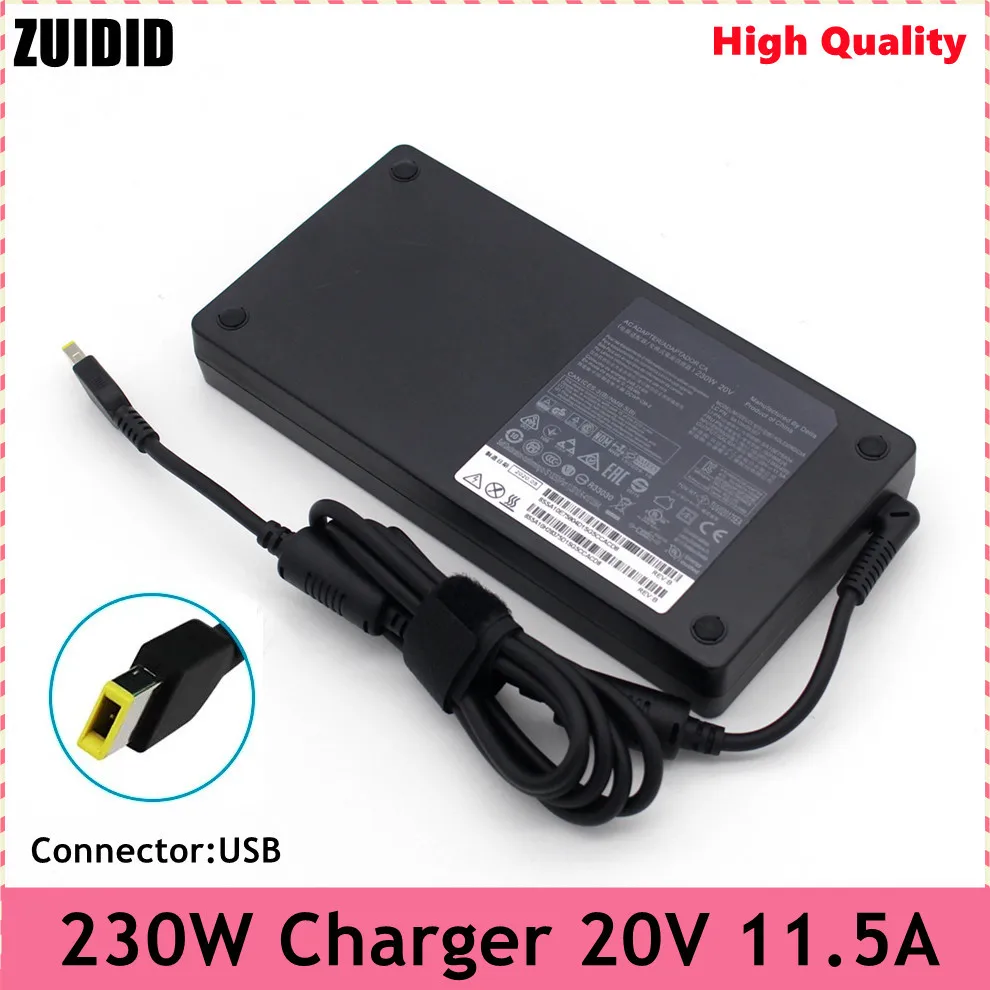 20V 11.5A USB 230W ADL230NDC3A Laptop Charger AC Adapter For lenovo Legion Y7000P W541 P50 P51 P70 P71 A940 00HM626 Power Supply