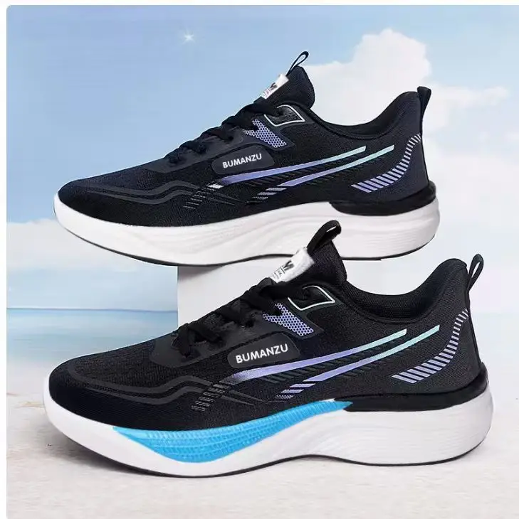 2026 Neue Herren-Outdoor-Laufschuhe mit Dämpfung, atmungsaktiv, rutschfest, verschleißfest, bequeme Freizeitsportschuhe – Detail 4