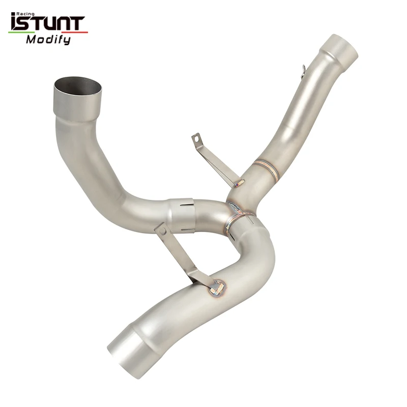 For Ducati MULTISTRADA 1200 S SPORT TOURIN 2010 - 2014 Motorcycle Exhaust System Stainless steel Middle Link Pipe Escape Moto