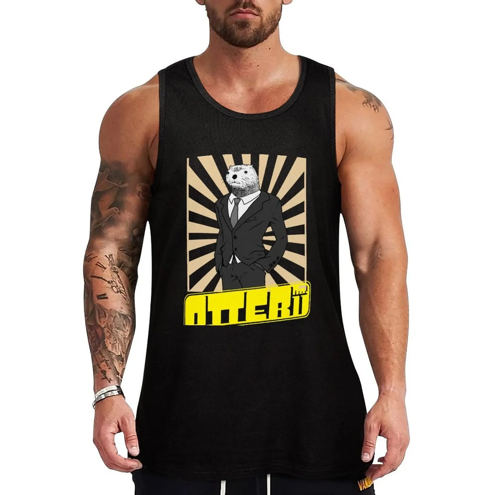 OTTER no.11-Bakuman Tank Top Camiseta sin mangas de secado rápido, transpirable, ligera, sin mangas
