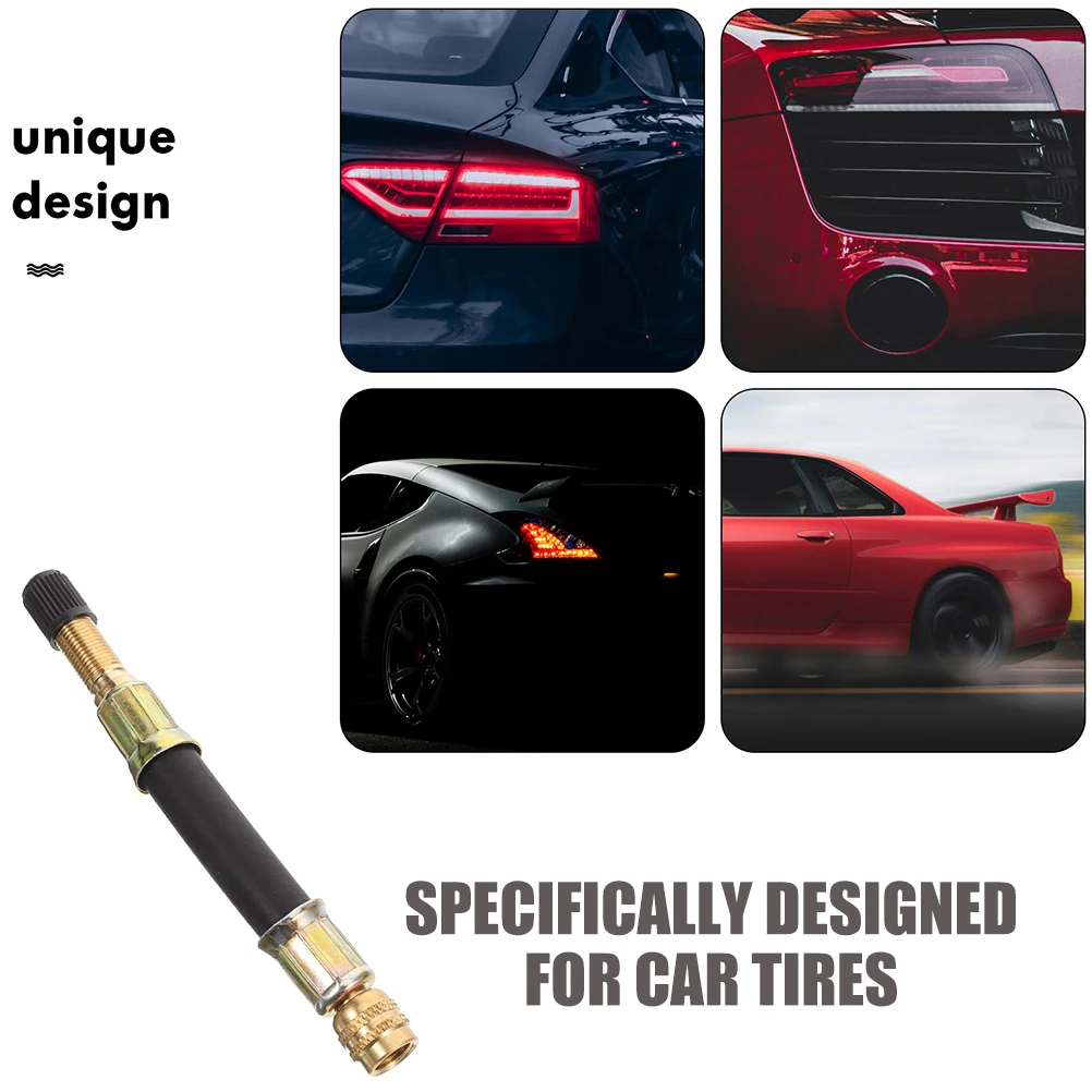 

Tire Valve Extension Car Motorcycle Tire Air Valve Extender Rubber Stem Fitting Adapter Repair Tools Hose Pcs