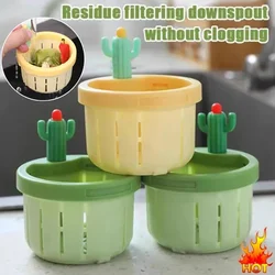 Multi-functional Cactus Sink Filter Screens kitchen anti clogging vegetable washing basin sewer filter Basket Waste Filterscreen