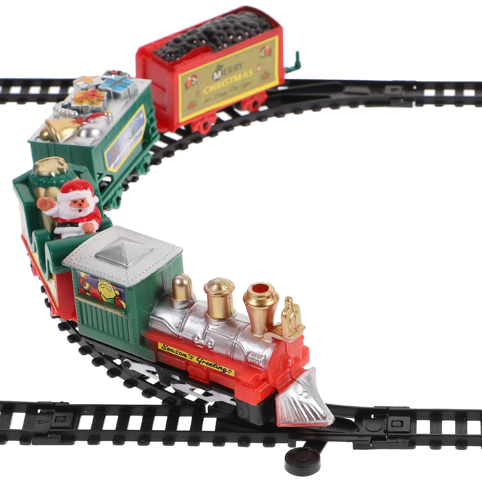 Train Toy Kids Christmas Tree Remote Control Electric Model Rail Plastic Xmas Track Child Toys