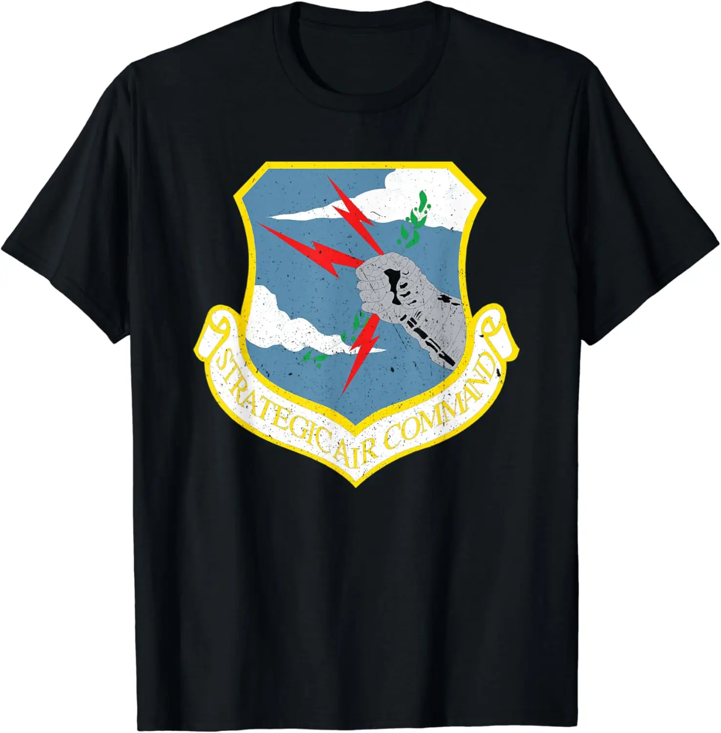 

Strategic Air Command SAC Cold War Grunge Vintage T-Shirt Men's and women's T-shirts