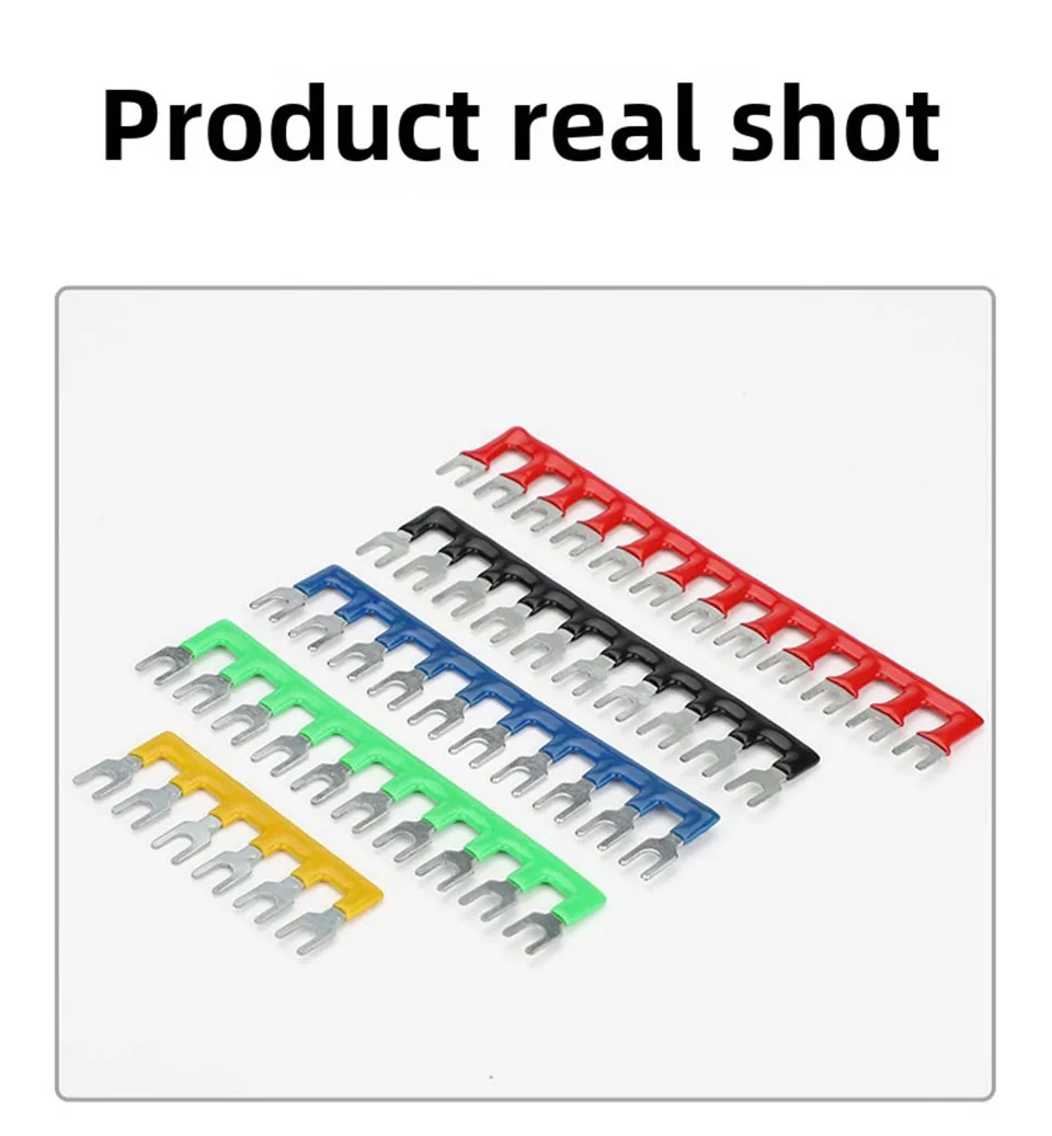 TB Terminal Busbar-Drahtverbinder 15A25A45A Kombiniertes Kurzschlussstück U-Typ Kupfer-Leistungsschalter Busbar-Verbindungsstück Isolierter Drahtverbinder – Detail 6